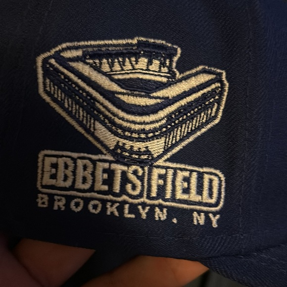 Size 7 3/8 Brooklyn Dodgers new era fitted hat - Picture 4 of 6